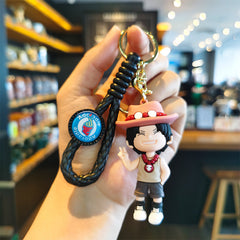 Cute Luffy Zoro Doll Key Ring Pendant