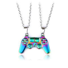 Game Console Handle Couple Necklace