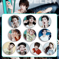 Martin Juhoon Magazine Cover Badge Mirror Keychain