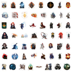 55 Game Waterproof Stickers