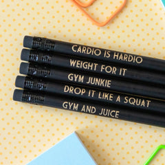 5 Funny Nurse Teacher Themed Pencil Set