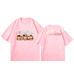 Women's NJZ Cartoon Print T-shirt Top