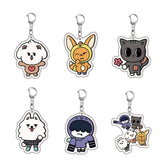 TXT Acrylic Keychain Pendant 6PCS