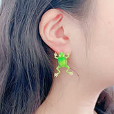Cute Frog Stud Earrings