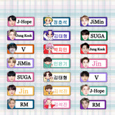 KPOP Acrylic Brooch Set