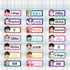 KPOP Acrylic Brooch Set