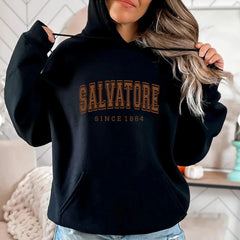 Casual Salvatore Since 1864 Letter Hoodie
