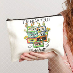 Taylor Album Printed Canvas Cosmetic Bag