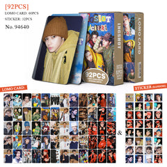 92pcs LNGSHOT Photocard Sticker Collection