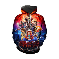 ST 3D Printed Drawstring Hoodie