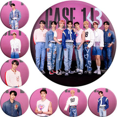 SKZ Album "MAXIDENT" Badge Mirror Keychain