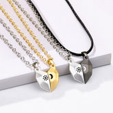 Sun and Moon Magnet Couple Necklace