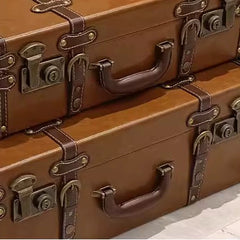 Vintage Anime Cosplay Antique Suitcase