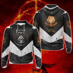 Trendy Game Digital Print Men's Loose Hoodie Pants