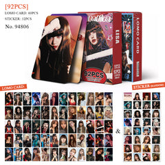 92PCS LISA SaWaDiKa Photo Card Star Sticker