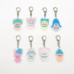Kpop Cartoon Double Sided Keychain