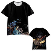 Unisex Anime Digital Short-sleeved T-shirt