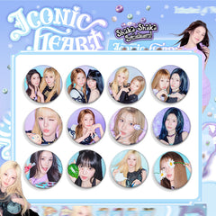H2H "ICONIC HEART" Trailer Photo Badge Keyring