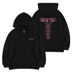 Unisex Trendy Kpop Letter Print Loose Hoodie