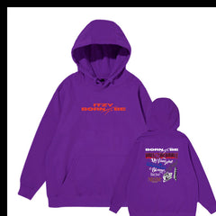 KPOP Album BORN TO BE Print Pullover Hoodie
