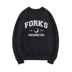 Women's Crew Neck Letter-printed Sweatshirt