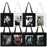 BANGTAN WORLD TOUR Print Zipper Canvas Bag