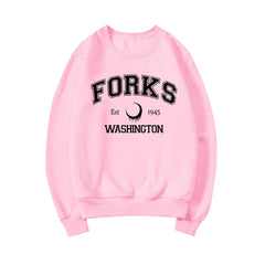 Women's Crew Neck Letter-printed Sweatshirt