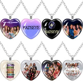 KATSEYE Heart Gem Pendant Necklace