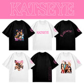 Women's KATSEYE Graphic Print Short-sleeved T-shirt