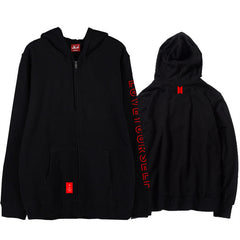 Unisex Kpop LOVE YOURSELF Hooded Jacket