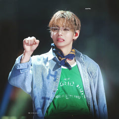 Versatile BANGTAN Printed Denim Jacket