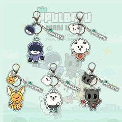 Kpop Acrylic Double-sided Key Ring Gift
