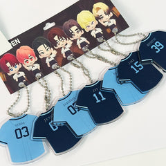 EN- Jersey Acrylic Pendant Keyring
