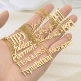 Exquisite Taylor Alphabet Logo Necklace