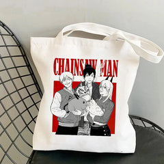 Casual Anime Printed Canvas Shoulder Bag