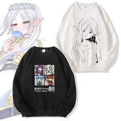 Anime Loose Crew Neck Sweatshirt