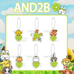 ZhangHao Ricky Cartoon Acrylic Pendant Keychain