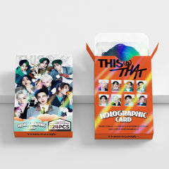 124PCS SKZ THIS & THAT Holographic Photocard Stickers