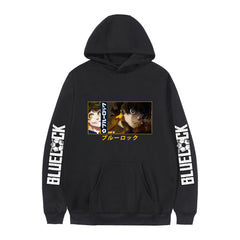 Casual Anime Pattern Print Pullover Hoodie