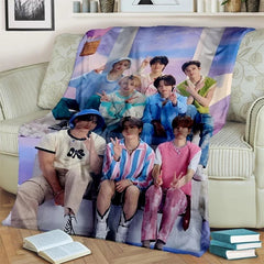 SKZ Theme Flannel Blanket