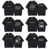 Retro KPOP FATE Logo Washed T-Shirt