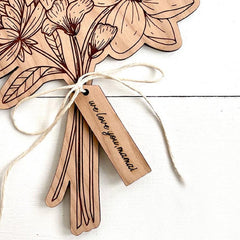 Sketched Flowers Sign Bouquet Mothers’ Day Gift