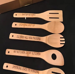 Funny Wooden Spoon Set
