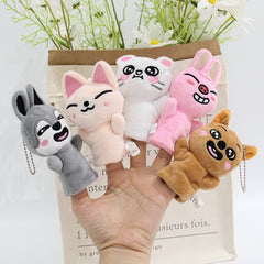 Cartoon Kpop Mini Finger Doll Pendant