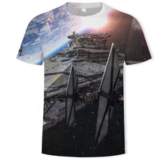 Trendy Men's Comic 3D Printed Short-sleeved T-shirt