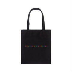 Letter Canvas Bag