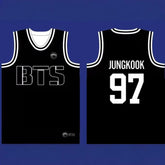 Trendy BANGTAN V-neck Sports Jersey Shirt