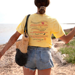 Retro TVD Letter Print Aesthetic T-shirt