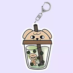 Kpop Bubble Tea Keychain Pendant