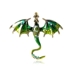 Retro Cartoon Dragon Shape Brooch